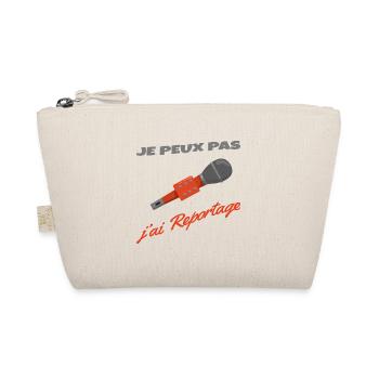 Je peux pas j'ai reportage - journaliste - Trousse biologique - nature - Devant