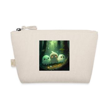 Cute ghosts in a forest - Organic Pouch - nature - Front