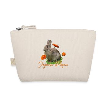 Joyeuses Paques Frohe Ostern - Bio-Täschchen - Natur - Vorne