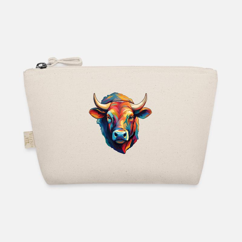 Cow's head modern Organic Pouch