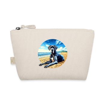 Great Dane On The Beach - Organic Pouch - nature - Front