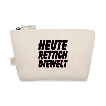 heute rettich schwarz - Bio-Täschchen - Natur - Vorne