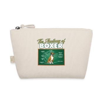 Anatomy Of A Boxer I Funny Boxer - Organic Pouch - nature - Front