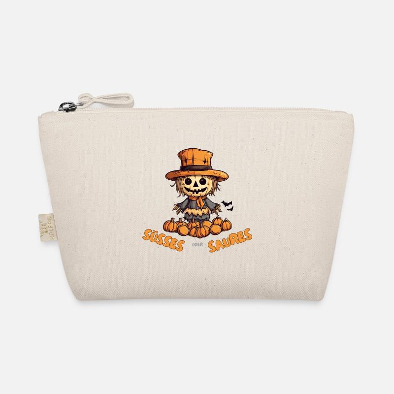 Süßes oder Saueres Halloween Vogelscheuche Bio-Täschchen