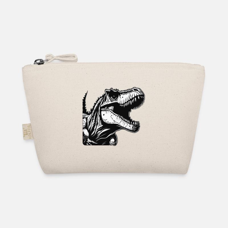 Dinosaurier / Tier / Urzeit / Reptil / Jungs - Bio-Täschchen - Natur