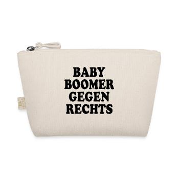 Baby boomer gegen rechts - Bio-Täschchen - Natur - Vorne