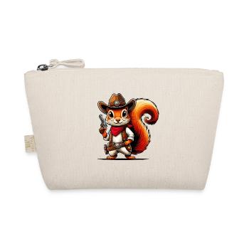 Cowboy Eichhoernchen - Bio-Täschchen - Natur - Vorne