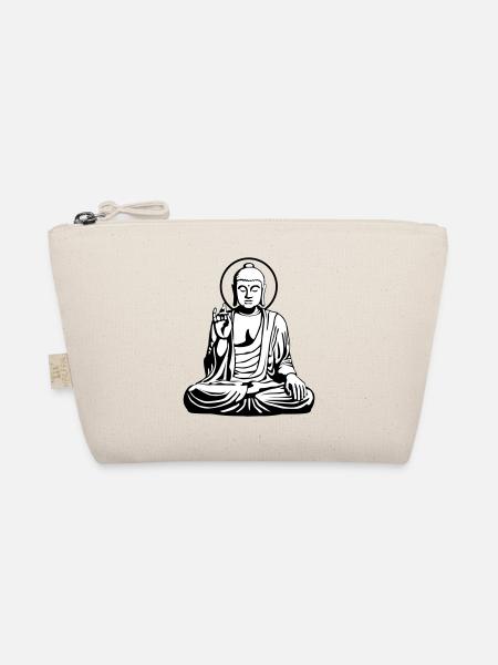 Young Buddha No.1_2c - Organic Pouch - nature - Front