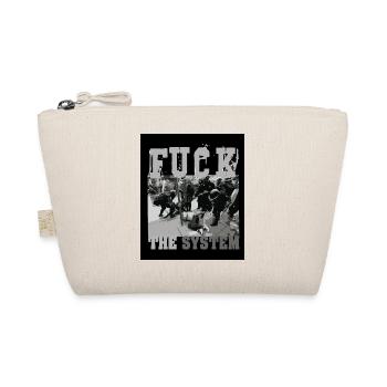 FUCK THE SYSTEM - Bio-Täschchen - Natur - Vorne