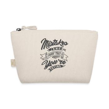 You're Trying - Inspirational Quotes. - Organic Pouch - nature - Front