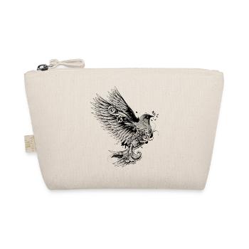 dove with branch in its beak - Organic Pouch - nature - Front