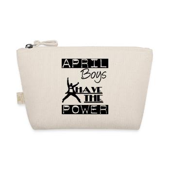 April Boys cadeau anniversaire - Trousse biologique - nature - Devant