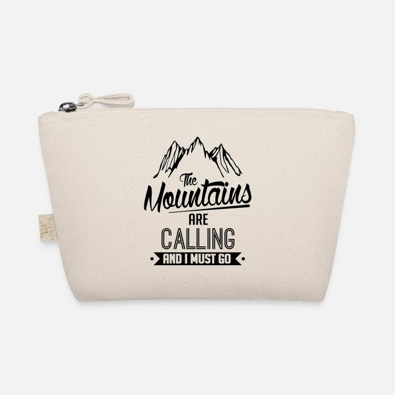 the mountains are calling and i must go - Bio-Täschchen - Natur