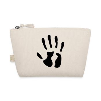 Hand - Geburtstag - 5 Jahre - Bio-Täschchen - Natur - Vorne