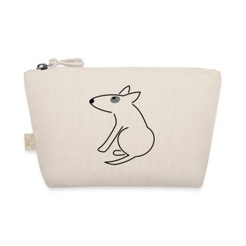 Bullterrier - Bio-Täschchen - Natur - Vorne