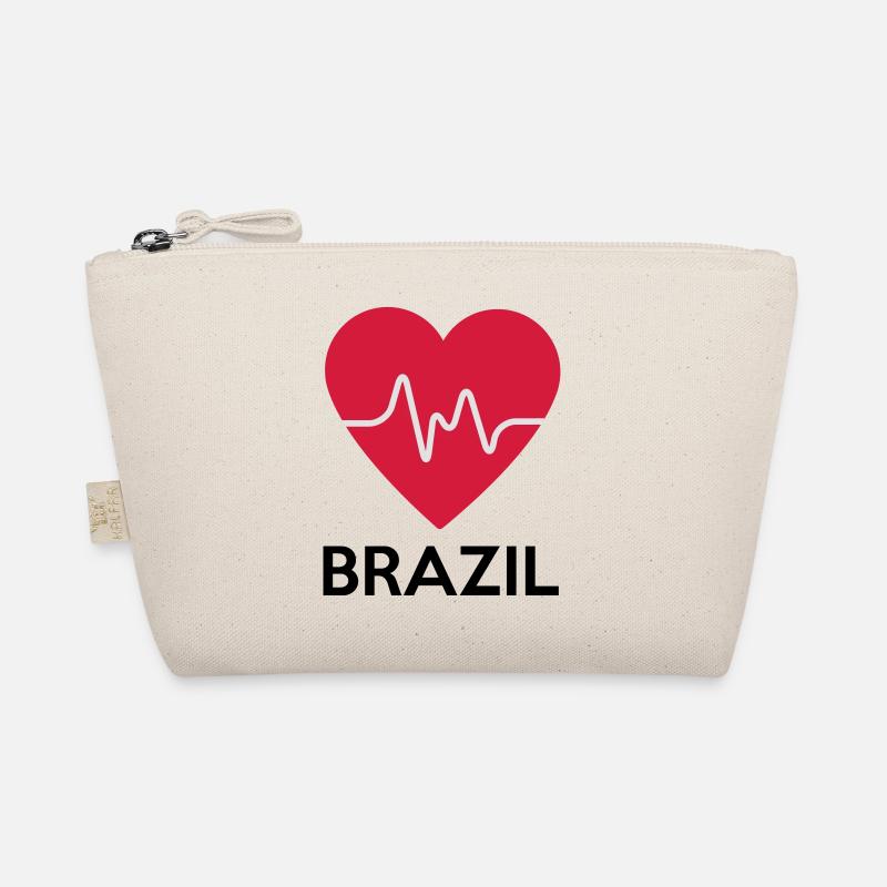 Herz Brazil Bio-Täschchen