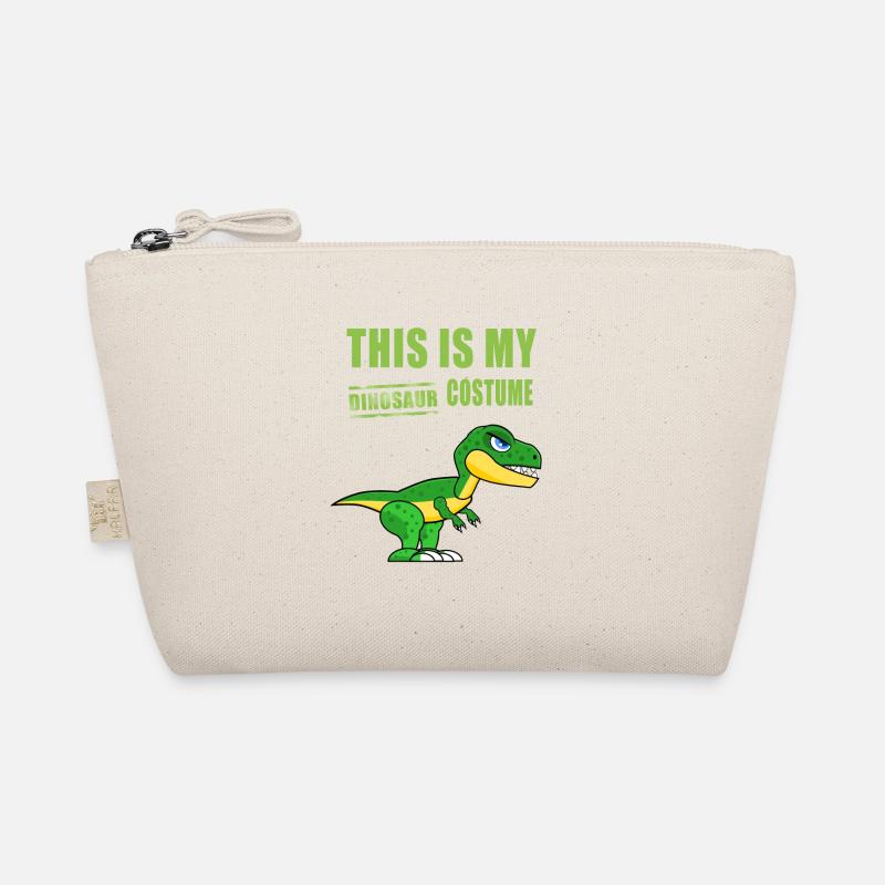 Dinosaurier Kostüm Fasching verkleiden humor funny - Bio-Täschchen - Natur