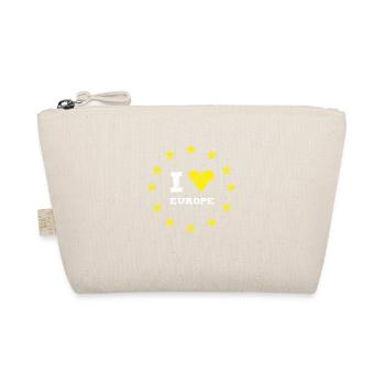 I Love europe Star heart eu election brussels europe lol - Organic Pouch - nature - Front
