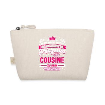 Prinzessin und Cousine - Bio-Täschchen - Natur - Vorne