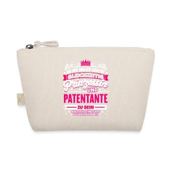 Prinzessin und Patentante - Bio-Täschchen - Natur - Vorne