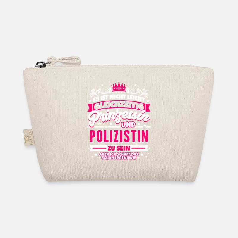 Prinzessin und Polizistin - Bio-Täschchen - Natur
