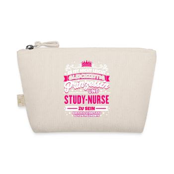 Prinzessin und Study-Nurse - Bio-Täschchen - Natur - Vorne