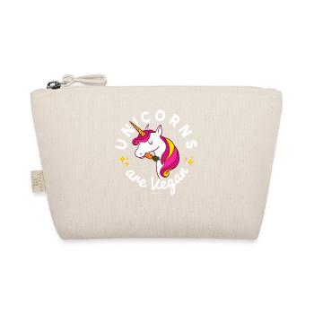 T-shirt végétalien licorne: Licornes sont végétaliens - Trousse biologique - nature - Devant