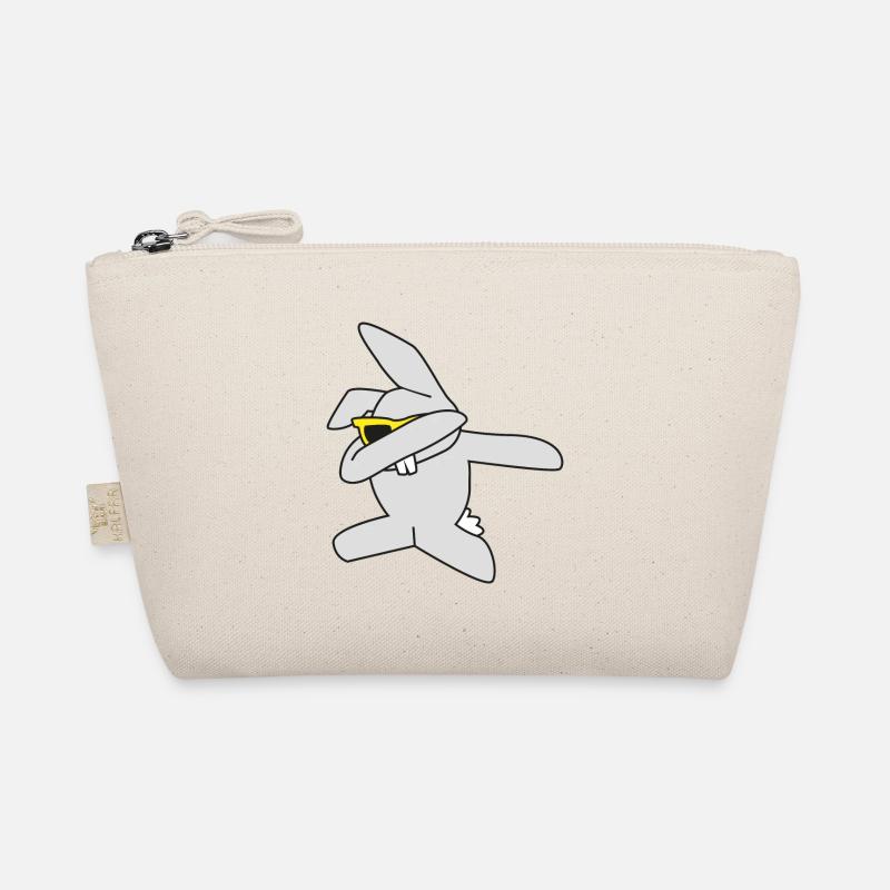dabbing Easter Bunny Organic Pouch