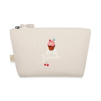 sweet cupcake sweet friendship best friends - Organic Pouch - nature - Front