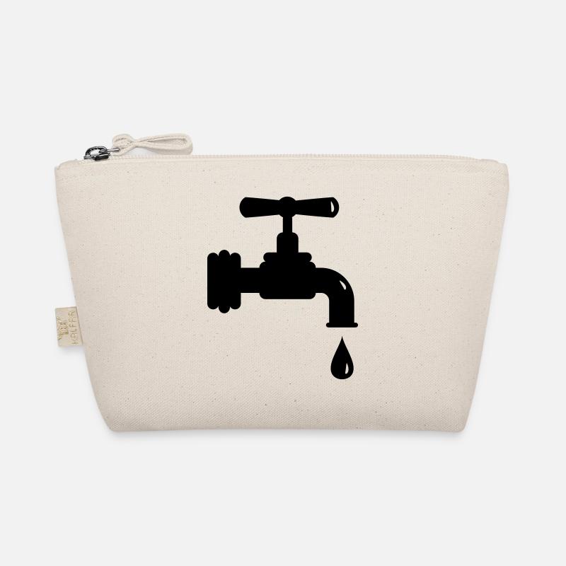 Ein tropfender Wasserhahn Bio-Täschchen