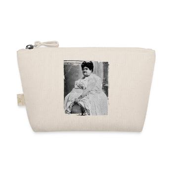 Dicke Frau | vintage - Bio-Täschchen - Natur - Vorne