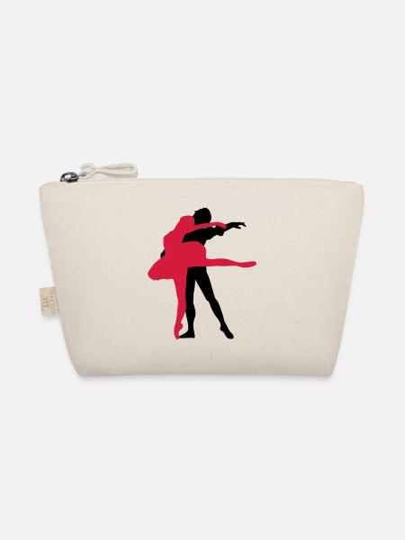 Vektor Balletttänzer Silhouette - Bio-Täschchen - Natur - Vorne
