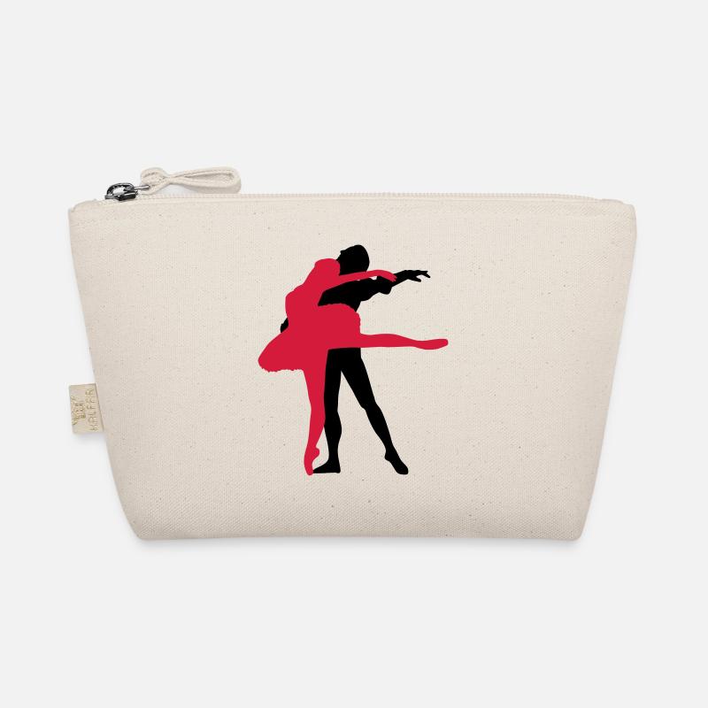 Vektor Balletttänzer Silhouette Bio-Täschchen