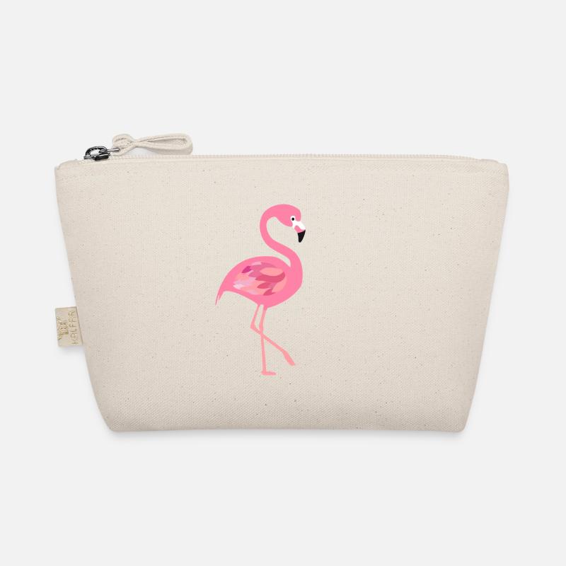 Flamingo - Bio-Täschchen - Natur