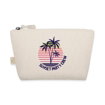 Sunset Party Crew - Sommer, Sonne, Palmen - Bio-Täschchen - Natur - Vorne