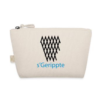 s'Gerippte Frankfurt Design #Geripptes #069 - Bio-Täschchen - Natur - Vorne