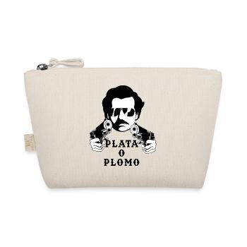 Pablo Escobar - Silber oder Blei-T-Shirt - Bio-Täschchen - Natur - Vorne