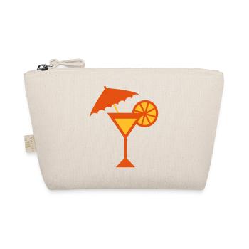 cocktail with an umbrella - Organic Pouch - nature - Front