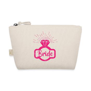 1c grunge rose mariée - Trousse biologique - nature - Devant