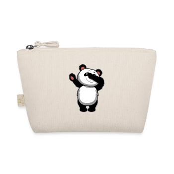 Dabbing Panda Bear - Dab Panda - Organic Pouch - nature - Front