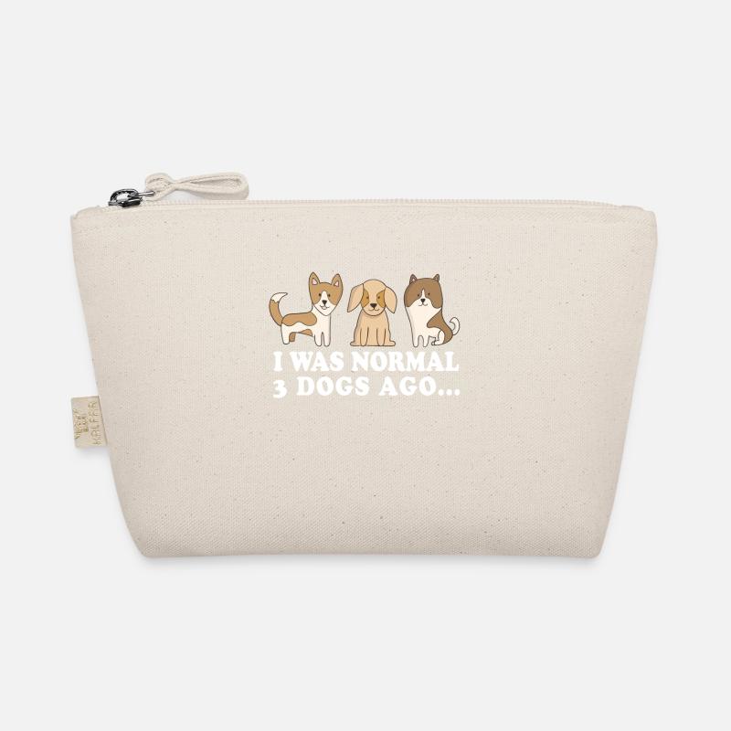 Normal Hund Rasse Herrchen Frauchen Liebe Geschenk - Bio-Täschchen - Natur