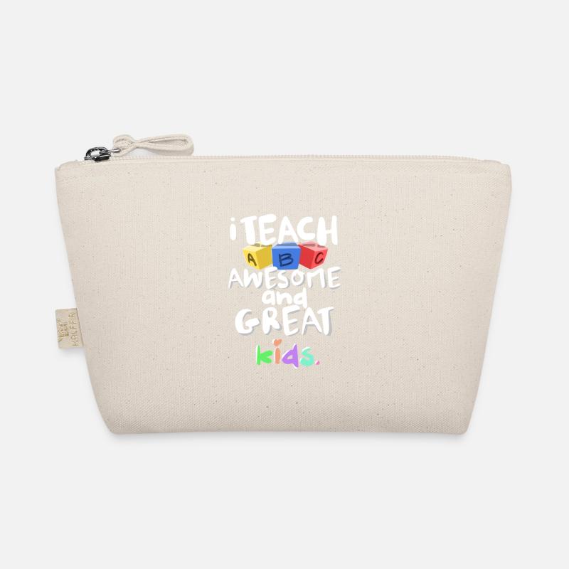 Ich lehre Awesome Great Kids ABC Lehrer Geschenk Bio-Täschchen