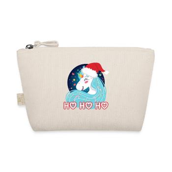 Ho ho ho Christmas unicorn - Organic Pouch - nature - Front