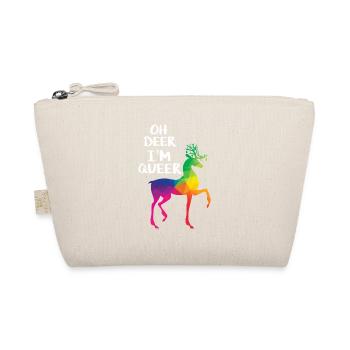 Oh Deer, je suis Queer Gay Lesbienne LGBT arc-en-Fierté - Trousse biologique - nature - Devant