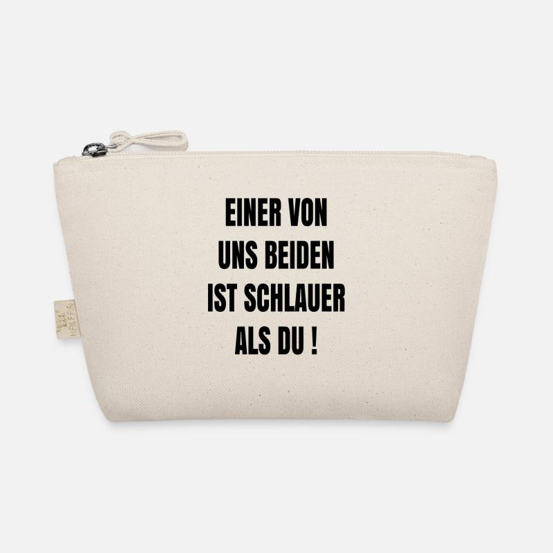 Einer von uns Beiden ist schlauer als du Geschenk Bio-Täschchen