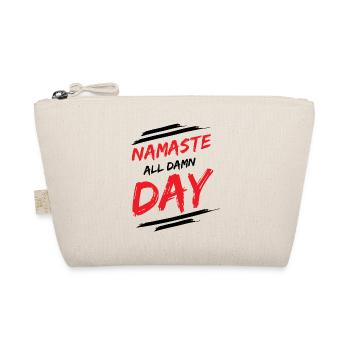 NAMASTE - ALL DAMN DAY! - Bio-Täschchen - Natur - Vorne