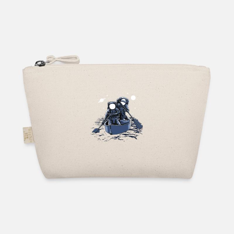 Two astronauts row through the universe. Organic Pouch