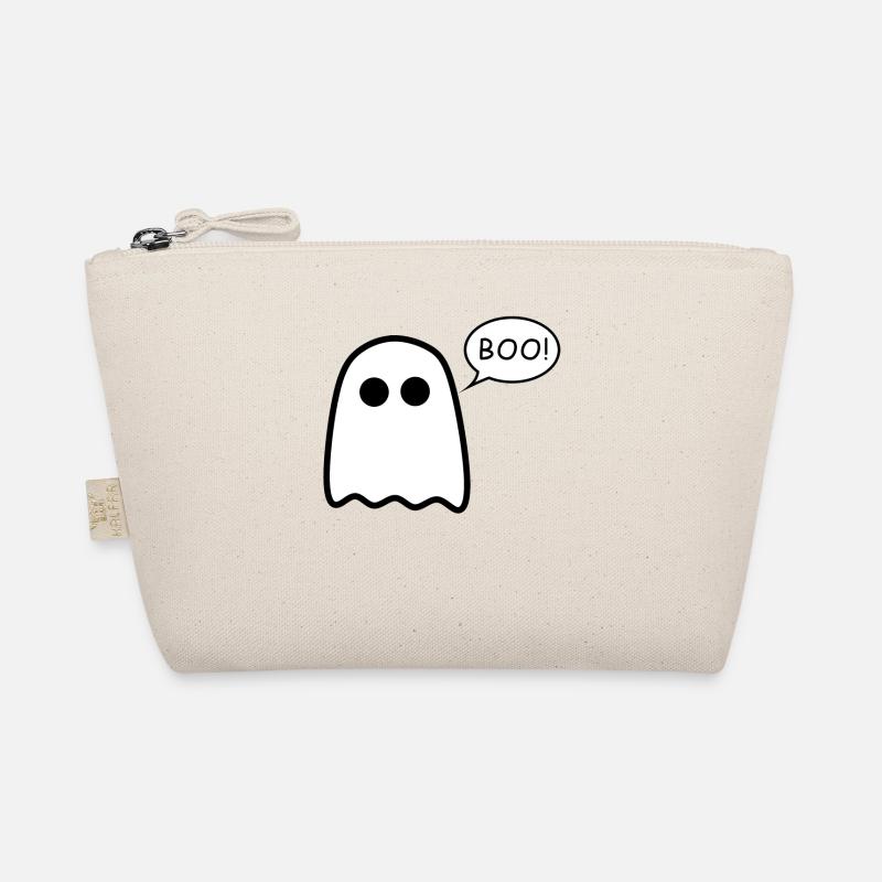Boo Ghost Halloween ghost design gift Organic Pouch
