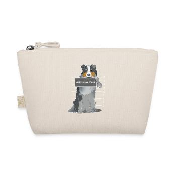 Australian Shepherd heartbreaker dog gift - Organic Pouch - nature - Front