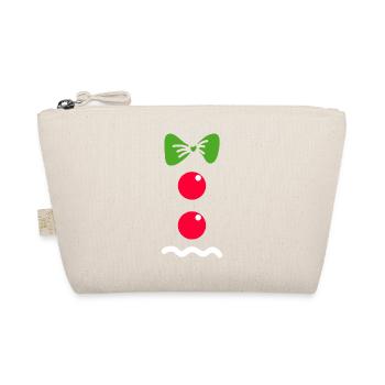 Shirt als Geschenk für Weihnachten - Outfit - Bio-Täschchen - Natur - Vorne